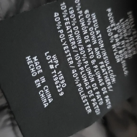 32 Degrees HEAT packable down Jacket Gray Size Extra Small - Picture 4 of 8